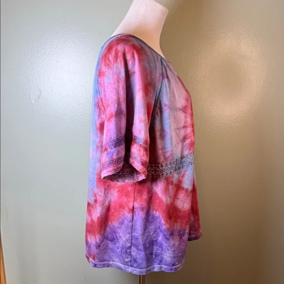 Tie-Dye Women's Top - Picture 6 of 8